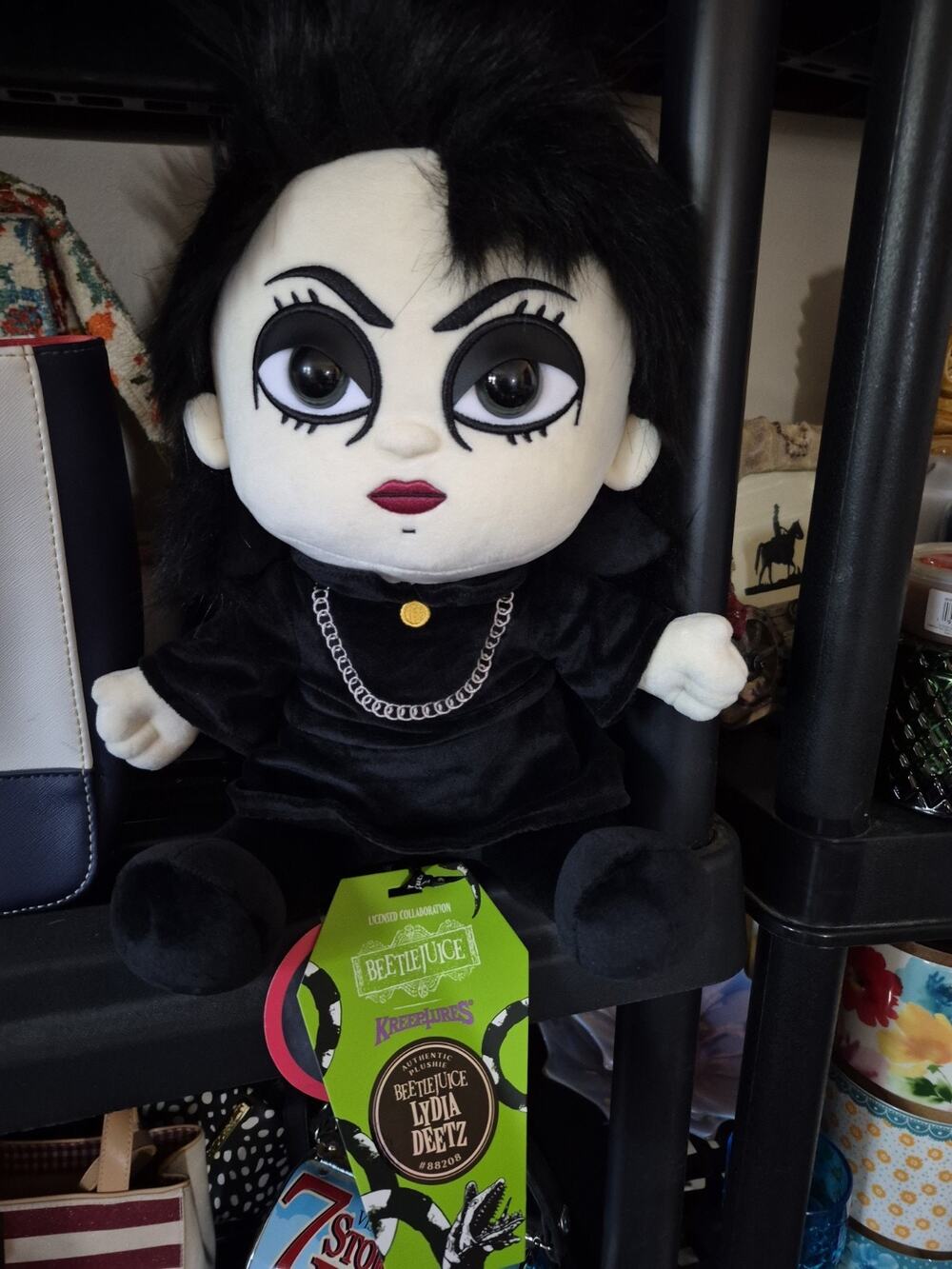💥 Nwt Killstar Kreeptures Lydia Deetz Plush Toy Goth Doll